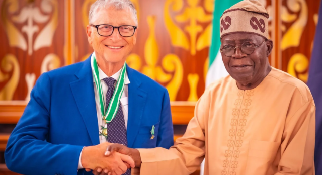 Bill Gates and Bola Ahmed Tinubu